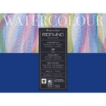 Blocco collato Fabriano Watercolour grana fine 20 fogli 24x32 cm -