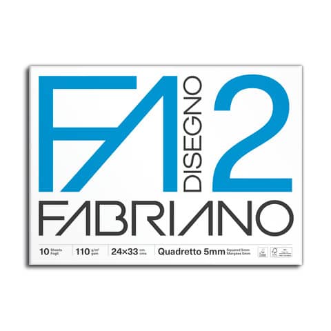Album da disegno Fabriano F2 punto metallico 110 g/m² 24x33 cm
