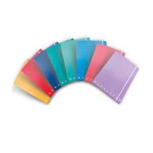 Cartella a 3 lembi con elastico Pigna Monocromo - A4 26x35,5x1,2 cm