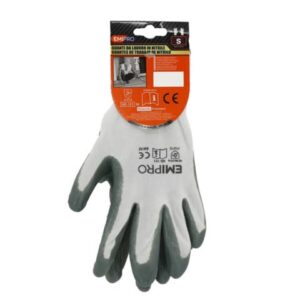Guanti da lavoro in poliestere Emi 7/S - grigio - EN 388:2016 3121X -