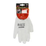 Guanti da lavoro in poliuretano Emi - 7/S - bianco - EN 388 4131X -