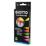 Pennarelli acquerellabili con punta a pennello Giotto Turbo Soft Brush in