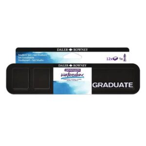 Acquerelli Daler Rowney Graduate Set 12 mezzi godet +