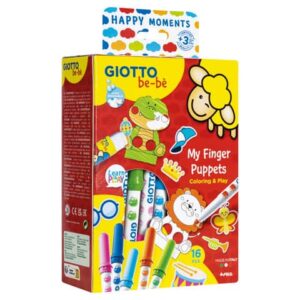 Gioco creativo Giotto Bebè Happy Moments 28 x 16,5 x 7,5 cm My Finger Puppets