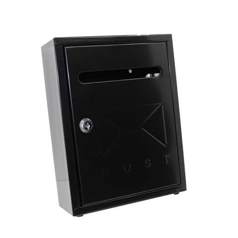 Emi letterbox 200x75x260 mm black