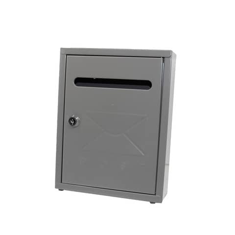 Emi letterbox 200x75x260 mm silver