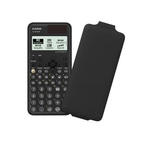 Casio Scientific calculator with natural display - 540 functions black