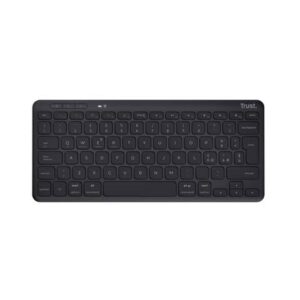Tastiera wireless compatta multidispositivo Trust Lyra - nero -