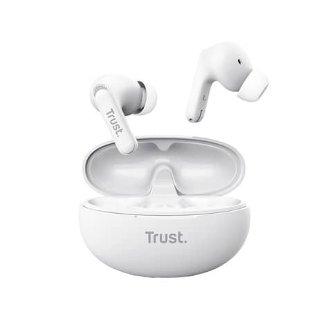 Auricolari ENC bluethooth Trust Yavi bianco-con gommino