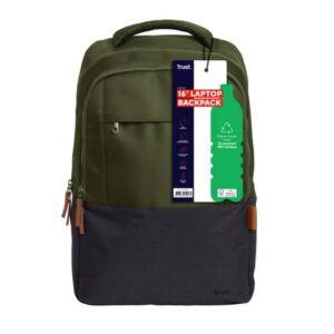 Zaino per laptop Trust Lisboa capacità fino a 16'' eco-friendly - verde -