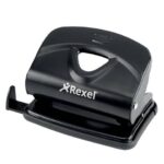 Rexel Forix 2-hole punch 20 sheets Rexel black
