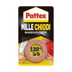 Nastro biadesivo Pattex Millechiodi 19 mm x 1,5 m