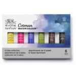 Acquarello fine Cotman in tubi da 8 ml - 6 colori assortiti -