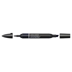 Pennarello Promarker Winsor&Newton blue black XBB -