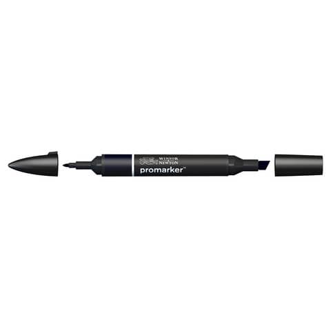Pennarello Promarker Winsor&Newton blue black XBB -