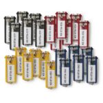 Portachiavi Durable Key Clip conf. 24 pz colori assortiti