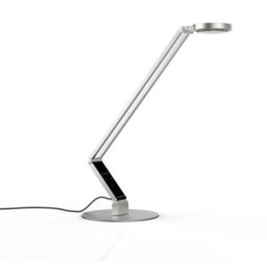 Lampada con base da tavolo radiale Luctra 680 lm argento metallizzato