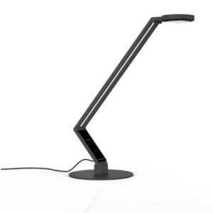 Lampada con base da tavolo radiale Luctra 680 lm nero