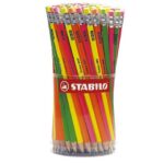 Matite HB Stabilo Swano fluo in grafite 2,5 mm - barattolo