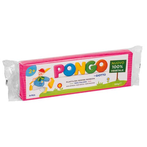 Panetto di plastilina vegetale modellabile 350 g Pongo magenta