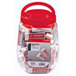 Gomma bianca Stabilo Legacy senza PVC conf. 60 pz 22x11x62 mm