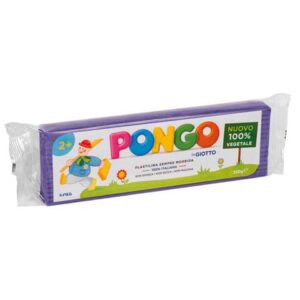 Panetto di plastilina vegetale modellabile 350 g Pongo viola