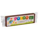 Panetto di plastilina vegetale modellabile 350 g Pongo marrone