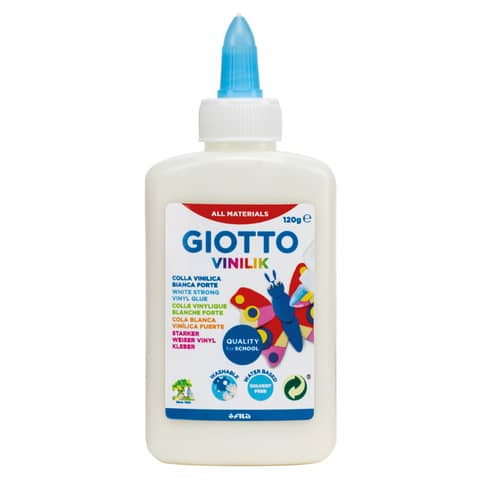 Colla vinilica forte Giotto Vinilik in flacone 120 g - colore bianco -