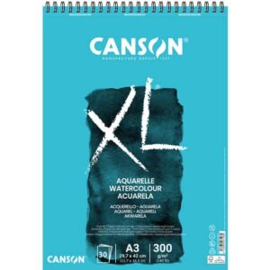 Blocco spiralato Canson Aquarelle XL A3 30 ff 300 g -
