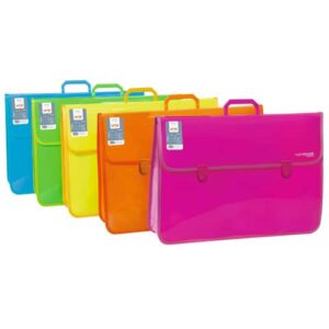 Valigetta a soffietto 52x37 cm Arda Orna Fluo colori assortiti