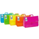 Bellows case 39x27 cm Arda Orna Fluo assorted colours -