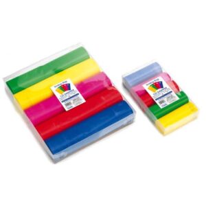 Buste Favorit Smiling Bag con manico e soffietto in PE sp. 60 ?m