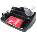 Arda Oliver desk organiser matt black 198x238xH.80 mm