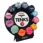 Arda Tenks 12 pencil sharpener display with fabric reservoir