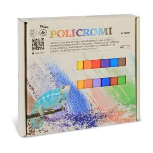 Gessi policromi per artisti Primo in conf. da 24 colori assortiti -