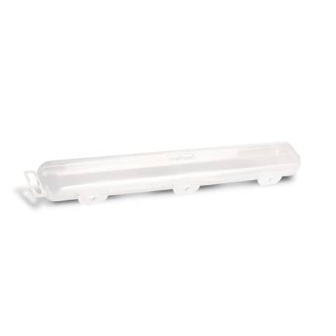Primo brush holder case 32x5xH.3 cm transparent