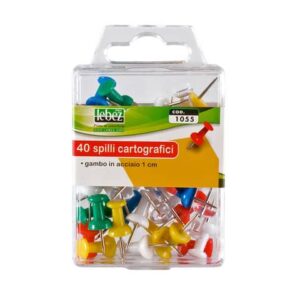 Spilli cartografici Lebez spessore 10 mm - conf. 40 pezzi -