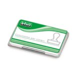 Cuscinetto per timbri Lebez 8,5x12,5 cm colore blu -
