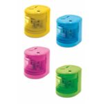 Lebez Cordless Pencil Sharpener - 2 holes in 4 assorted colours -