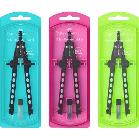 Espositore 5 balaustroni Faber-Castell Factory neon colori assortiti -