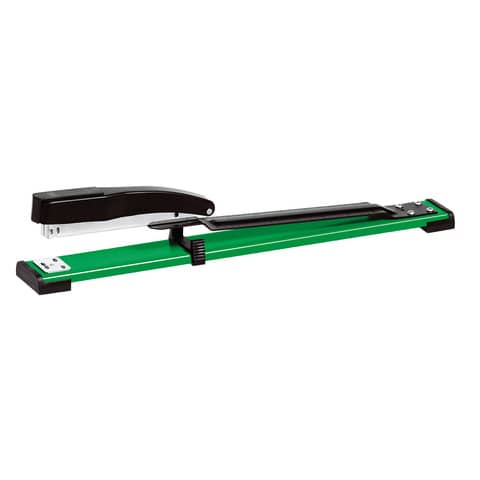 Cucitrice a braccio lungo in metallo Lebez 20 fogli - colore verde -