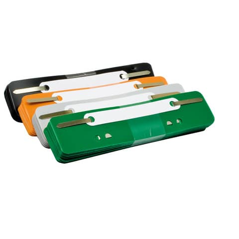 Pressini fermafogli Lebez 38x150 mm - colori assortiti -