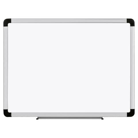 Lavagna magnetica bianca Lebez - cornice in alluminio - 60x90 cm -