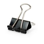 Molla double clips Lebez formato 19 mm - conf. da 12 pezzi -