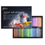 Pastelli a olio tondi per artisti Mungyo Gallery conf. 36 colori assortiti -