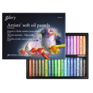 Pastelli a olio tondi per artisti Mungyo Gallery conf. 36 colori assortiti -