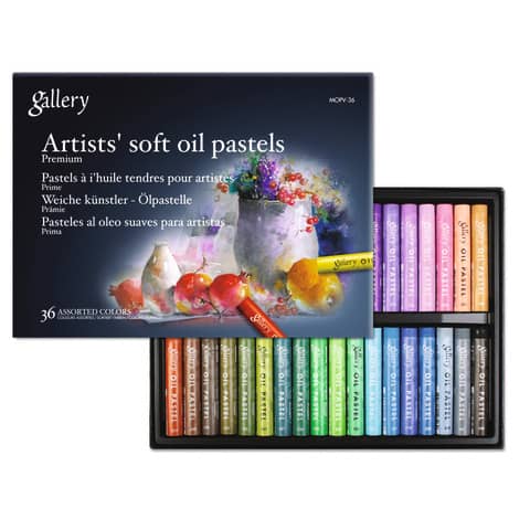Pastelli a olio tondi per artisti Mungyo Gallery conf. 36 colori assortiti -