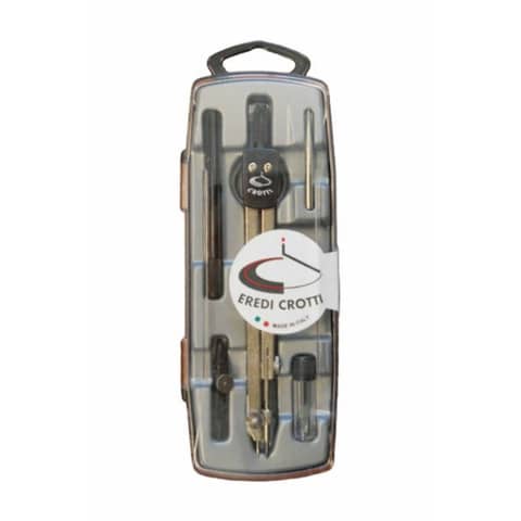 Compasso scolastico Eredi Crotti 5 accessori