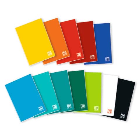 Quaderno Maxi One Color A4 - 80 g/m2 - 20+1 ff - bianco