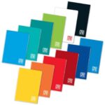 Quaderno One Color A5 - 80 g/m2 - 20+1 ff - 5 mm